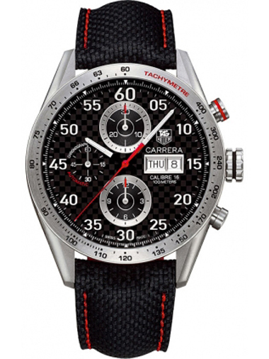 Tag Heuer Carrera Automatic Chronograph Day Date cv2a80.fc6256 - Click Image to Close